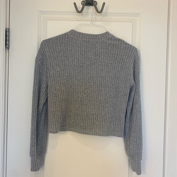 Grey Aritzia Wilfred Free Ribbed top size: XXS - Picture 2 of 5